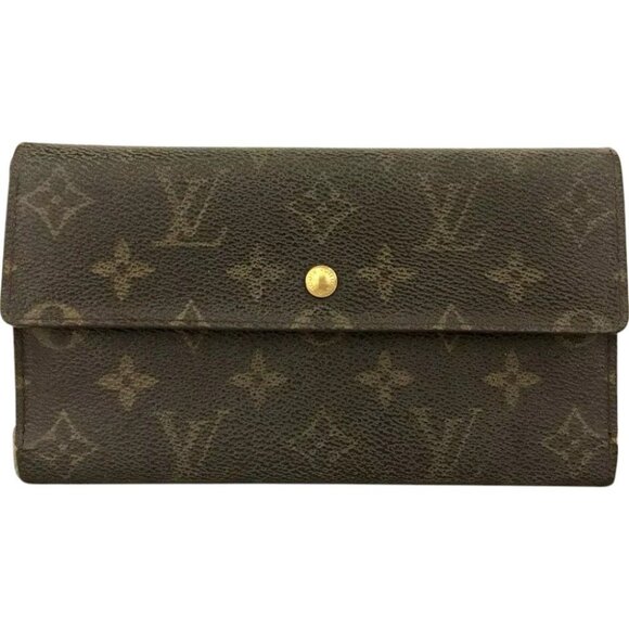 567147AY (L1) Louis Vuitton Wallet Long Brown Monogram - Picture 1 of 10